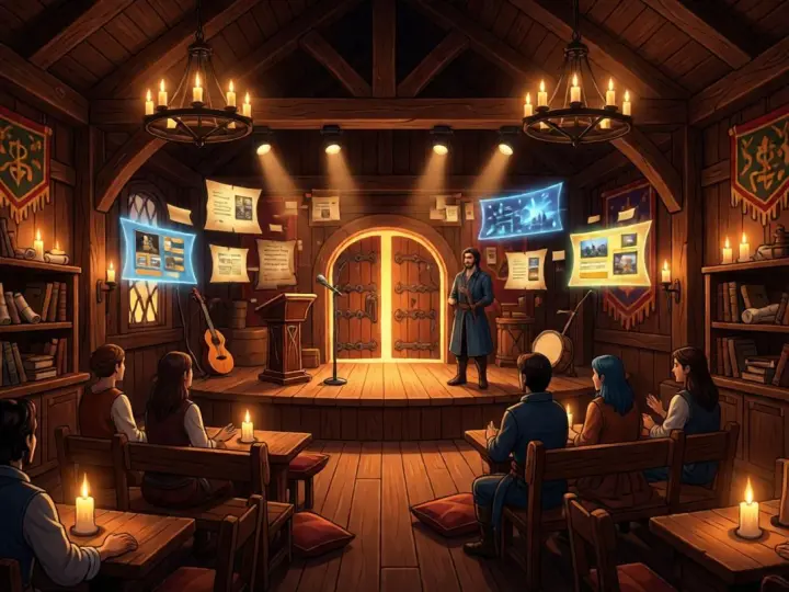 Creator's custom building interior